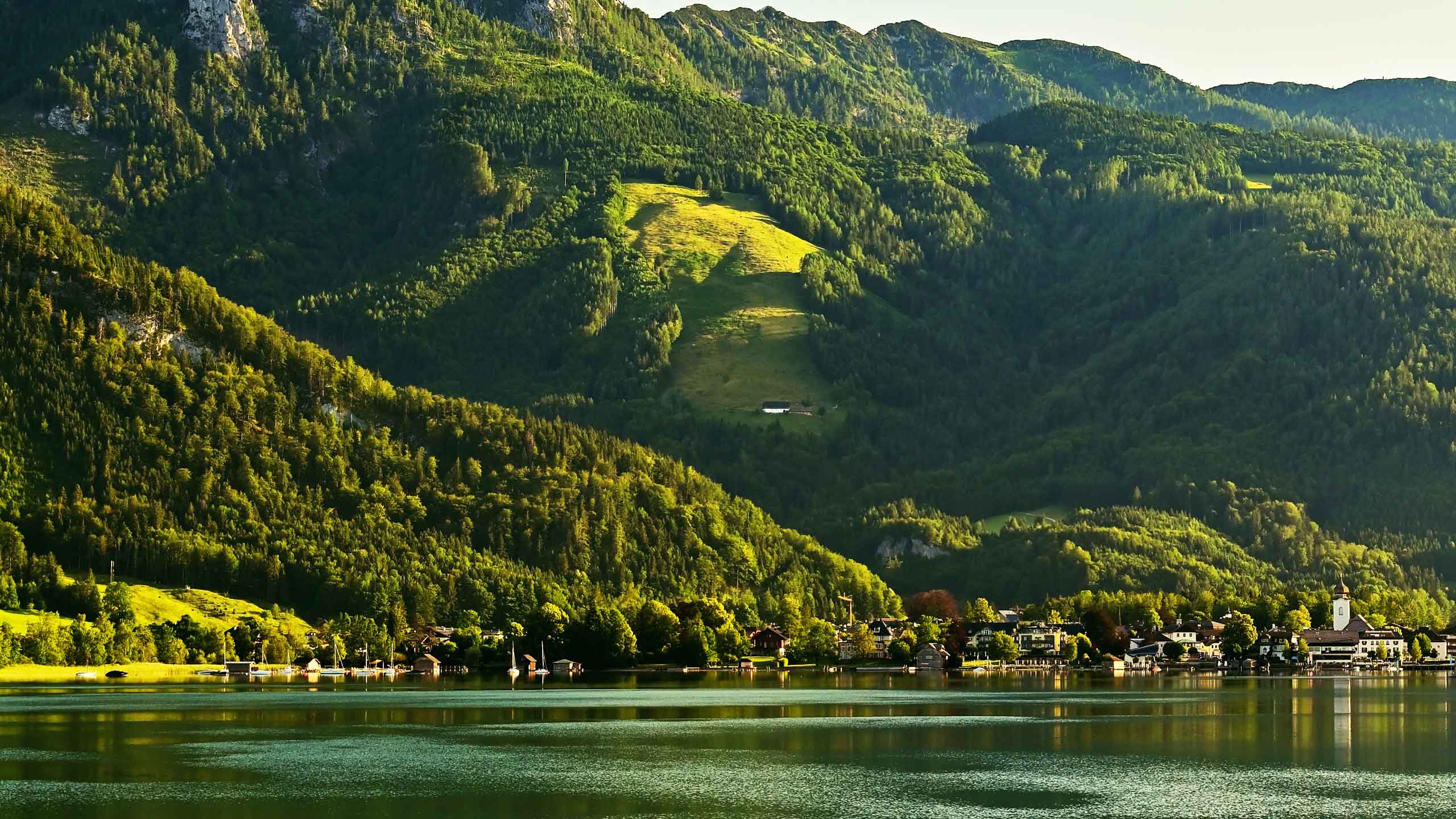Lake Wolfgang in summer