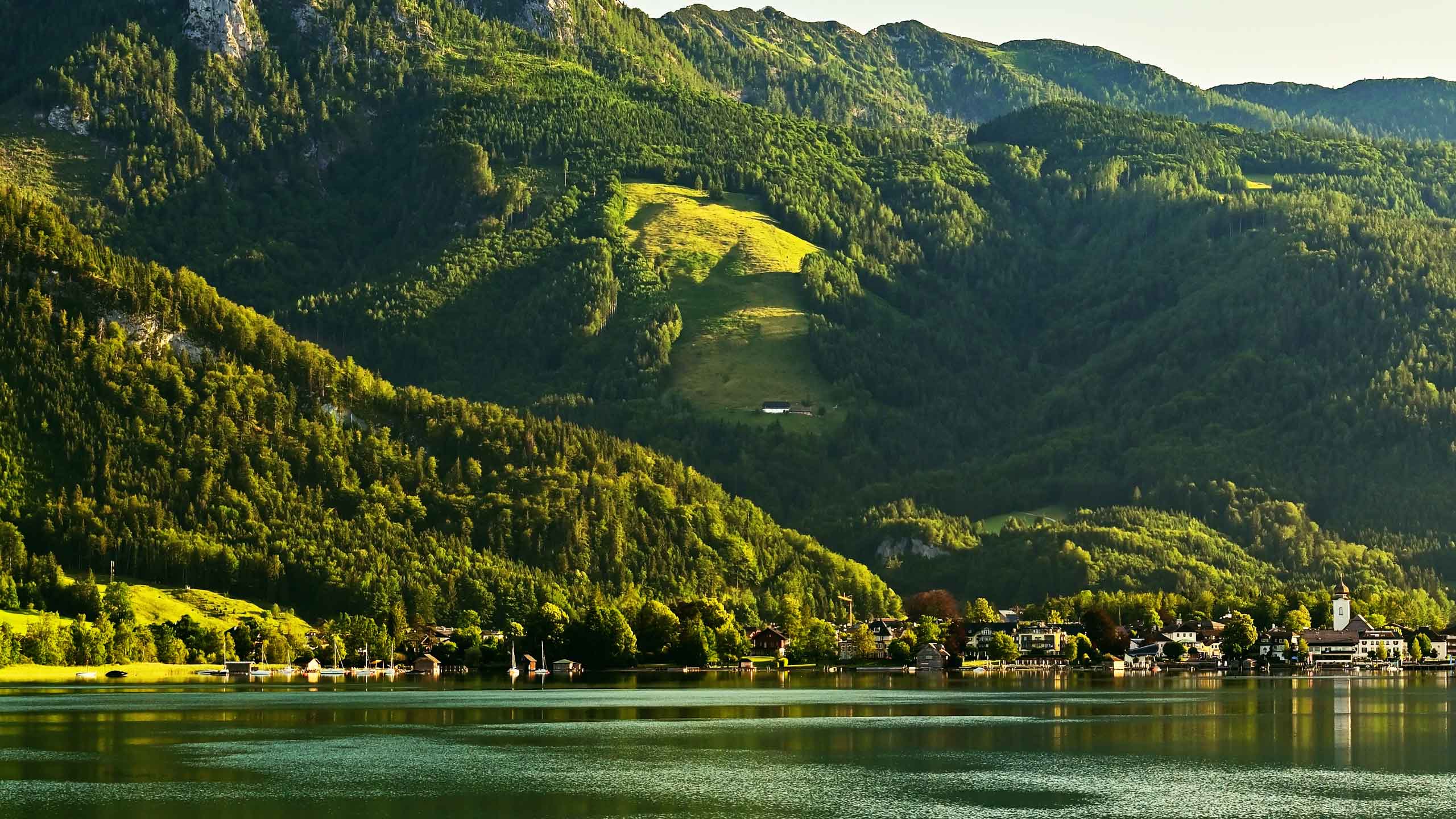 Wolfgangsee mitten im Sommer