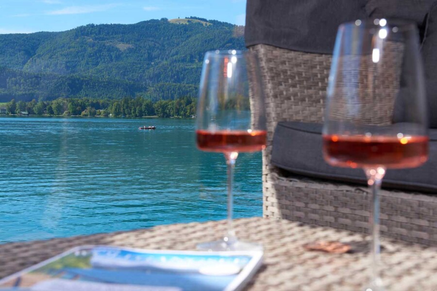 Aperol Sprizz for the vacation at the Wolfgangsee