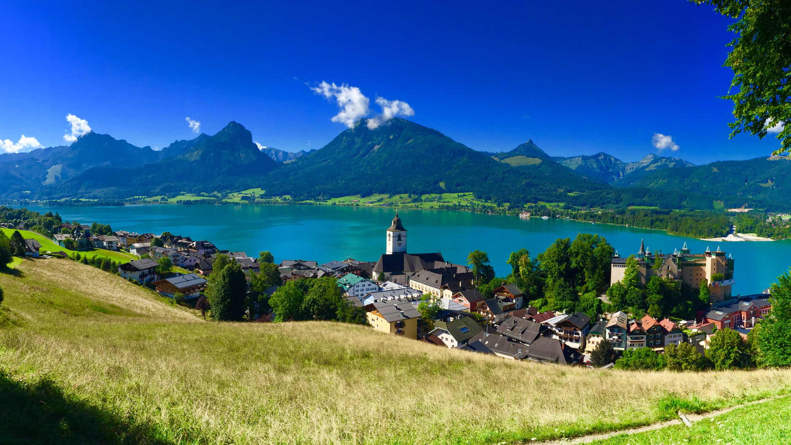 Blick auf St. Wolfgang