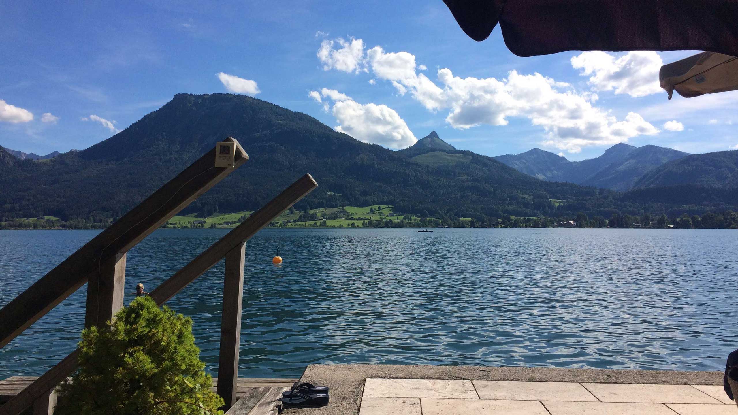 Badeplatz vom Hotel Zimmerbräu