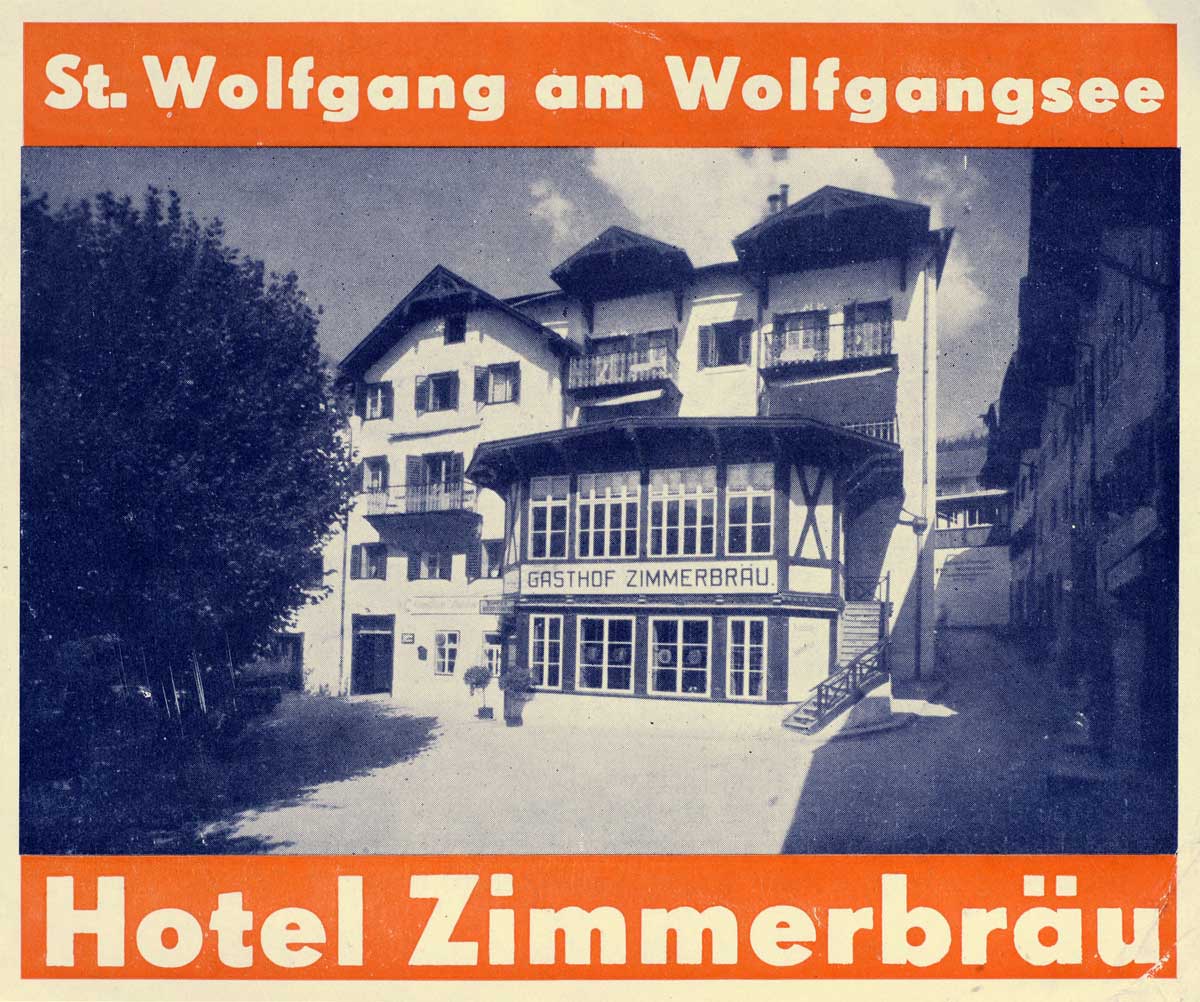 Zimmerbräu old postcard Zimmerbräu old postcard