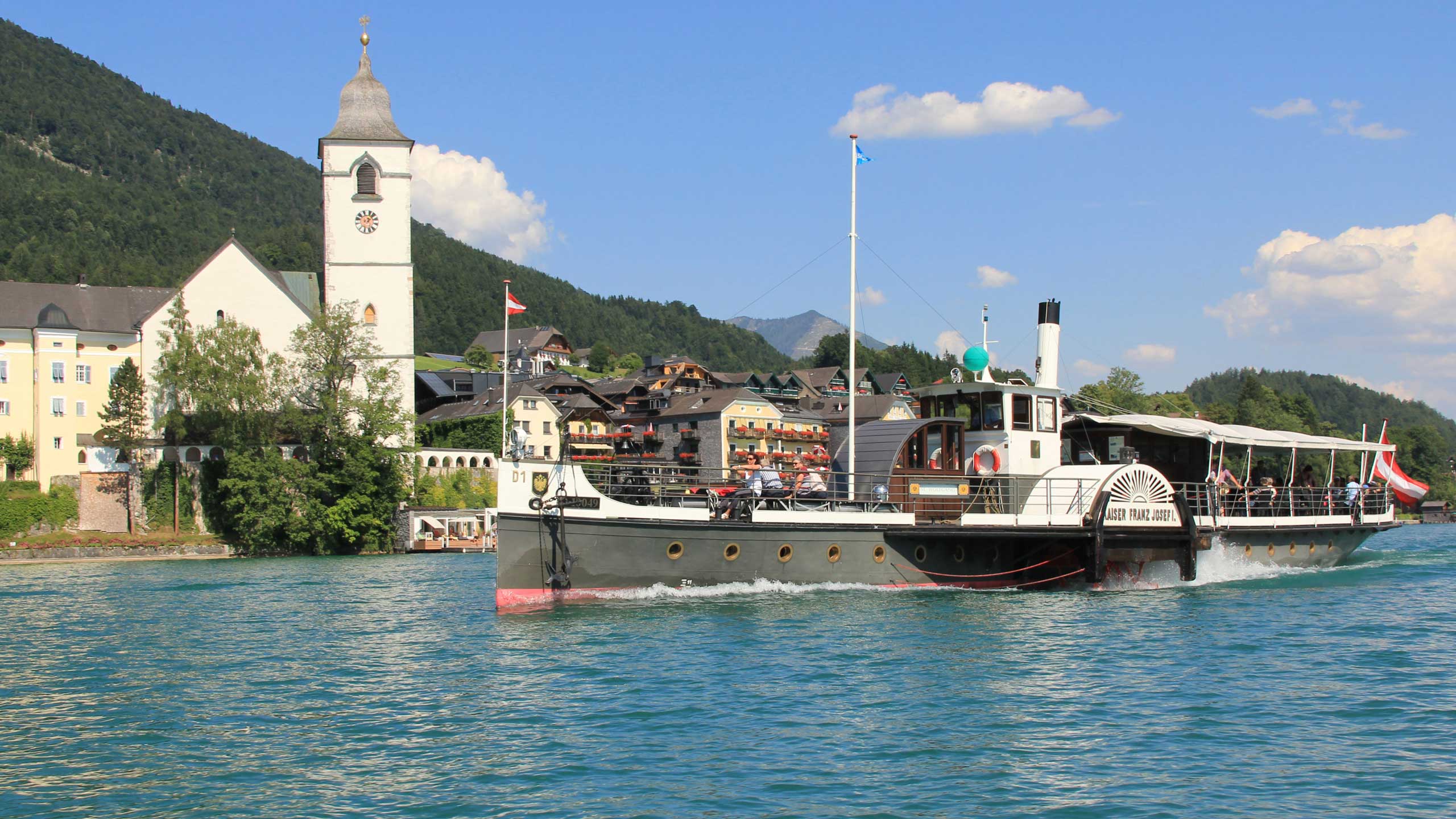 Boat trip in  St. Wolfgang