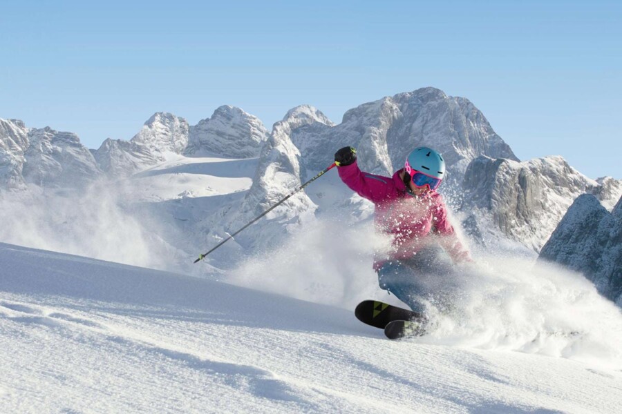 Skifahren am Dachstein